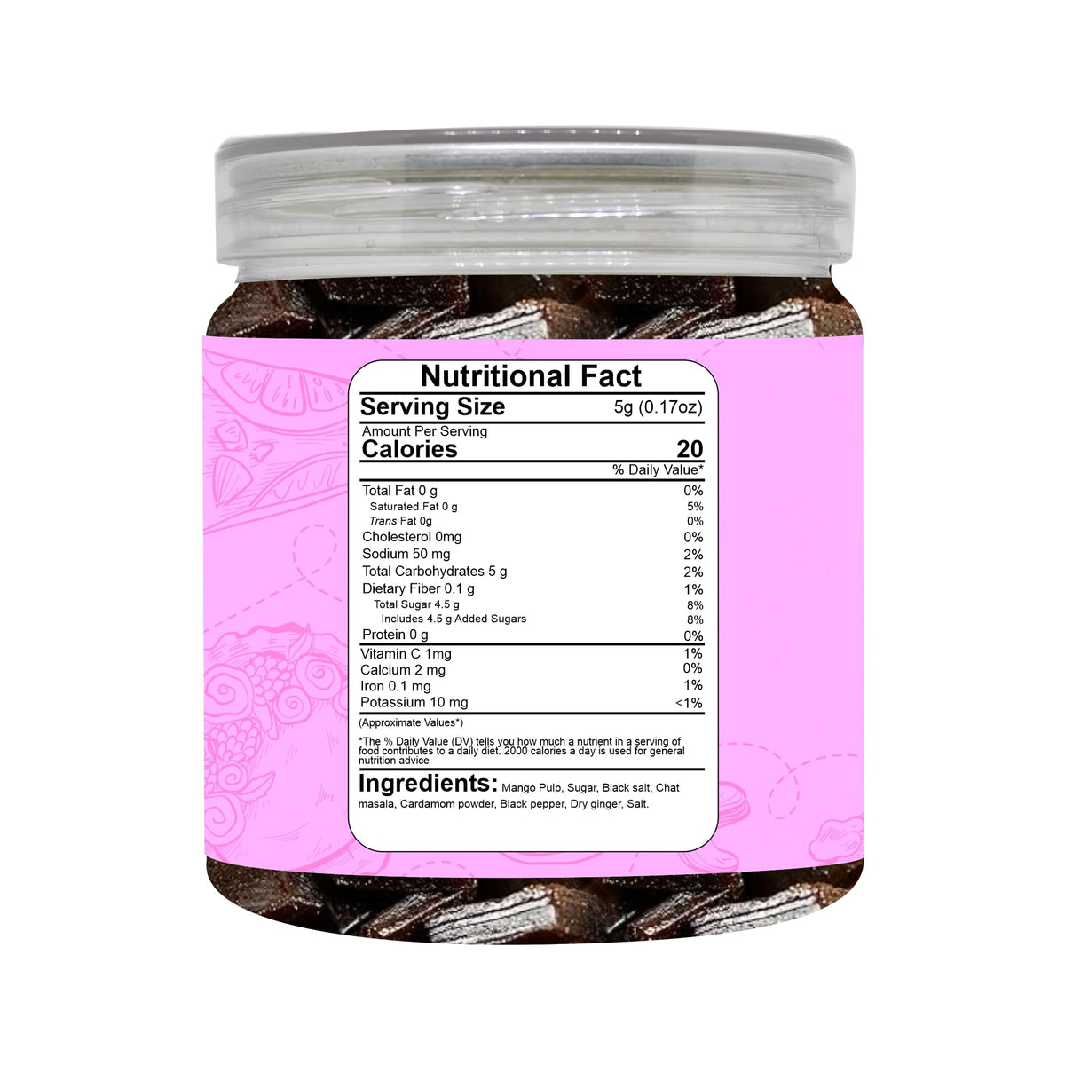 EDZZEL Mango Candy | Indian Origin (3.52 OZ (100 GRAM), KHATTA AAM PAPAD)