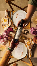 Black Pepper Garlic Infused Olive Oil - Cold Pressed Gourmet EVOO Olive Oil - Great for Dressing Dipping Marinade - No Artificial Flavors or Added