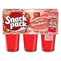 Snack Pack Super Size Strawberry Flavored Juicy Gels Cups, 5.5 oz., 6-Count
