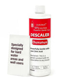 Ouxunus Gentle Descaling Solution Compatible with Breville Descaling solution & Coffee Machines, 16.9 fl Oz Professional Formula for Hard Water & Well