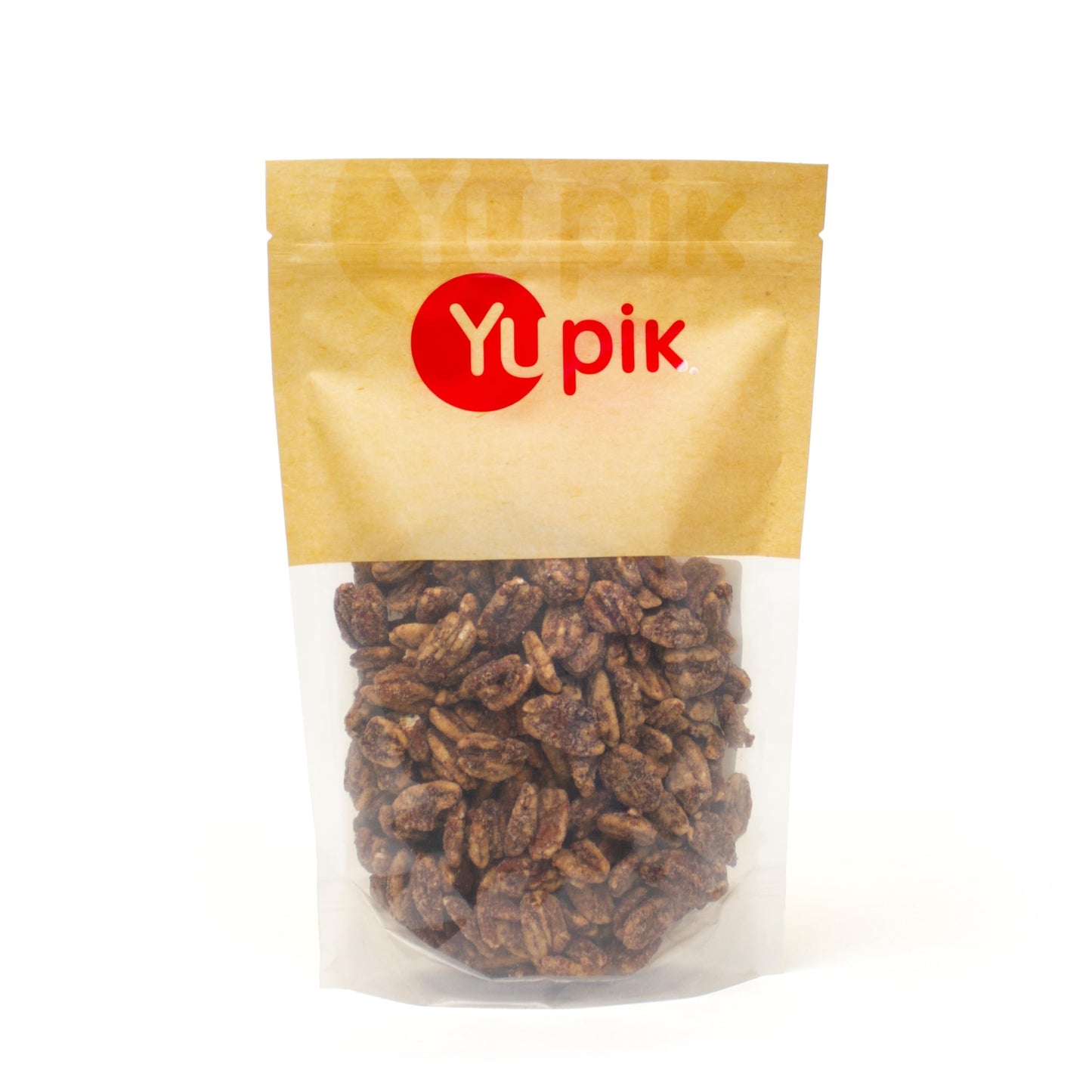 Yupik Toasted Golden Pecans, 1.1 lb (17.6 oz), Gluten-Free, Kosher, Non-GMO, Sweet Snack, Crunchy Glazed Pecans with Natural Butter Flavor & Sea Salt