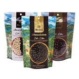 Cafe Britt® Chocolates - Gourmet Chocolate-covered Arabica Coffee Beans (Dark, Milk and White Chocolate) (3 Pack) (6 oz), Gluten Free, No Artificial