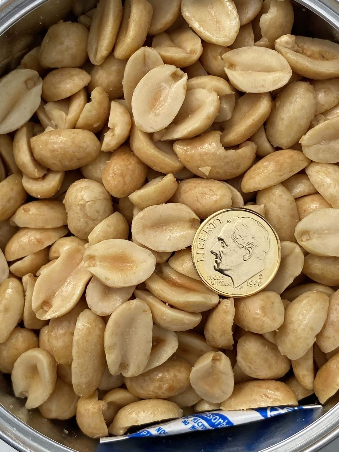 Salted 10oz cans Gillespie's Peanuts grown on our family farm! (1 Can)
