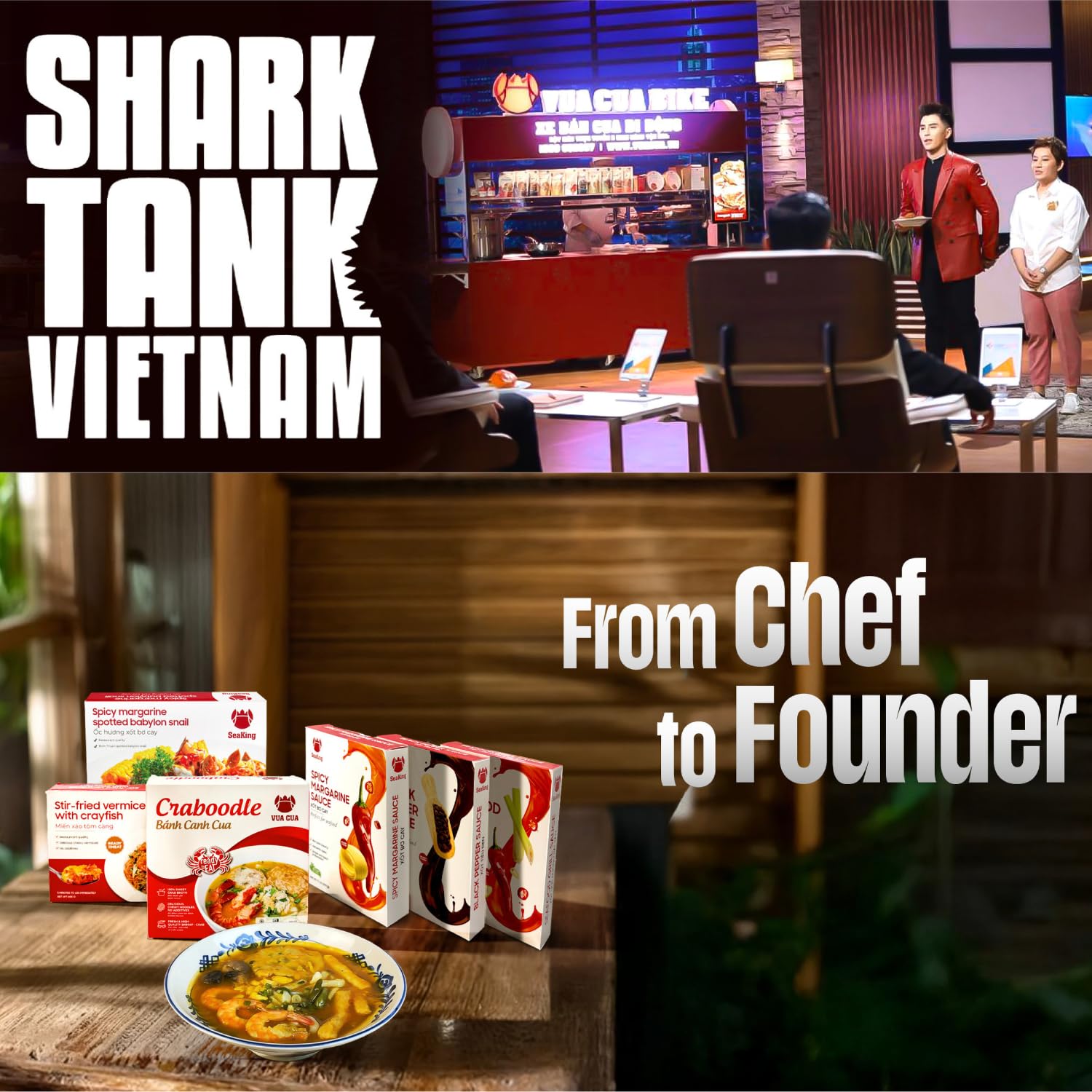 SeaKing Premium Vietnamese Sauce Collection - Perfect for Seafood & Grilling (1 Count, Spicy Margarine Sauce)