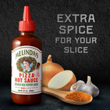 Melinda’s Pizza Hot Sauce - Crushed Red Pepper Sauce Made with Fresh Ingredients, Cayenne Peppers, Garlic, Tomatoes - Gourmet Spicy Pizza Sauce