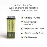 Curio Spice Co - Herb Goddess Everyday Blend - Made w/Green coriander, Greek Oregano & Chives - Great for White Meat, Soups, Salads, & Rice - 1.3oz