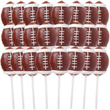 Football Lollipops, Individually Wrapped Sports Suckers, Fruit Flavored, Team Party Favors, 24 Count Box, 10.16 Ounces
