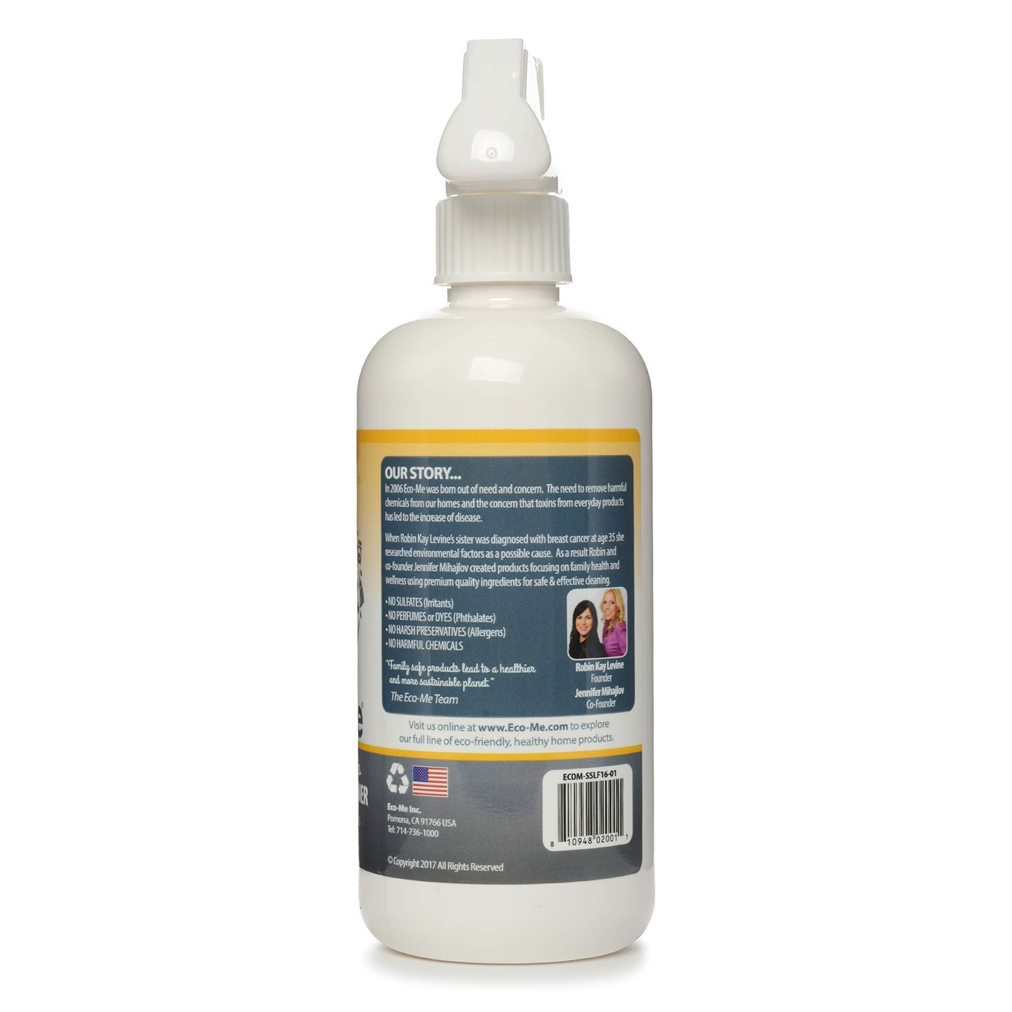 EcoMe Stainless Steel Polish, Multi-Surface Cleaner, Lemon Fresh, 16 oz