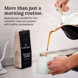 For Wellness Arabica Ground Coffee (12 oz, Dark Roast) - Pair With The Good Stuff to Supercharge Your Coffee