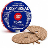 Finn Crisp Siljans Round Rye Crispbread 14oz | Knäckebröd From Finland | Multipack of Authentic Finnish Sourdough Crispbreads | Rye Hardtack | Large