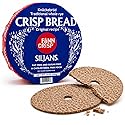 Finn Crisp Siljans Round Rye Crispbread 14oz | Knäckebröd From Finland | Multipack of Authentic Finnish Sourdough Crispbreads | Rye Hardtack | Large