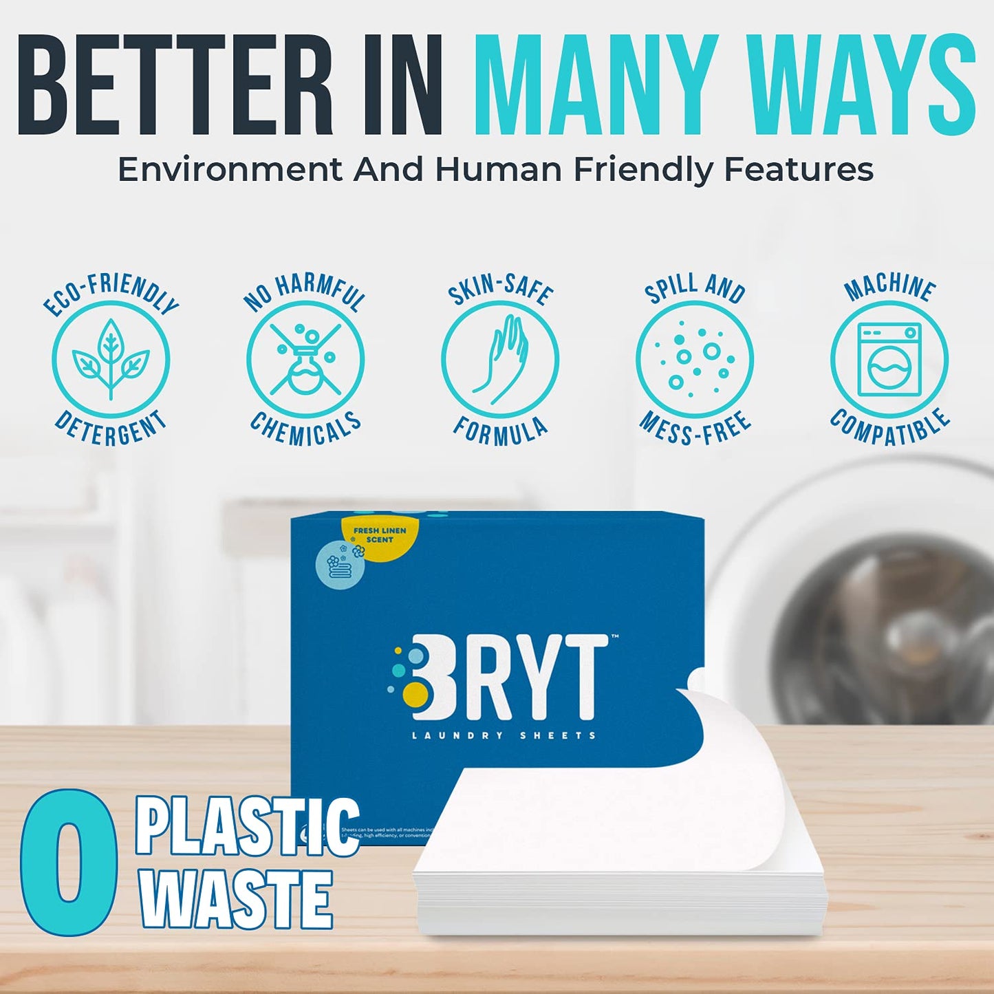 Laundry Detergent Sheets | Biodegradable, No Mess, Eco Friendly Laundry Detergent Strips for Home, Dorm, Travel, Camping | Zero Waste & Plastic Free