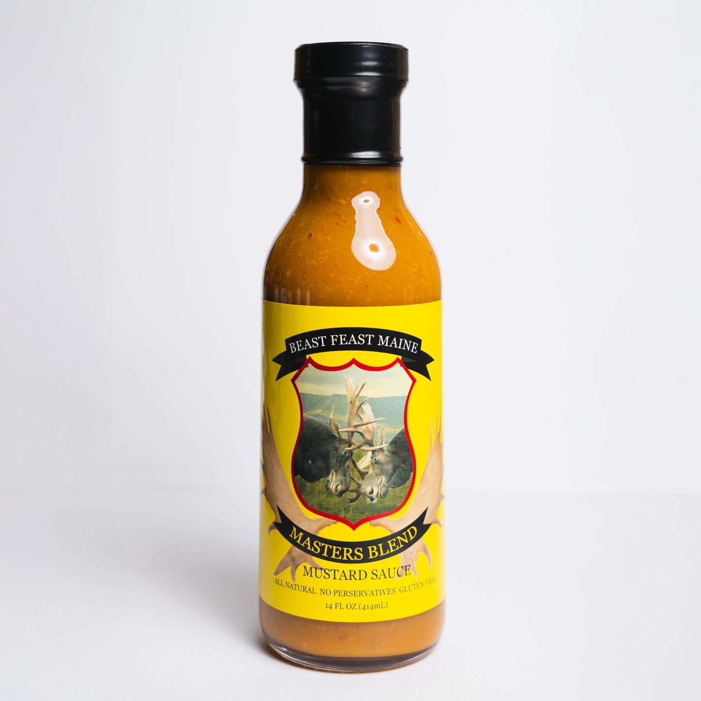 Beast Feast Maine Masters Blend Mustard Sauce, Honey and Molasses, Spiced with Turmeric and Red Pepper Flakes