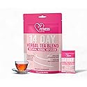 Fitness Love 14 Day Herbal Detox Tea - Caffeine-Free Infusion with Lotus, Rose & Chrysanthemum - Gentle Digestive & Wellness Support - Herbal Blend