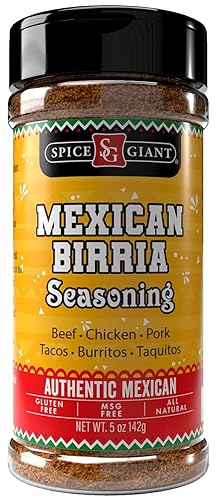 Mexican Birria Seasoning 5 oz | Mexican Spice | All Purpose, Beef, Chicken, Pork & More Seasoning | Tacos | Burritos | Fajitas | Consome I Authentic
