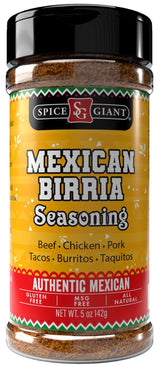 Mexican Birria Seasoning 5 oz | Mexican Spice | All Purpose, Beef, Chicken, Pork & More Seasoning | Tacos | Burritos | Fajitas | Consome I Authentic