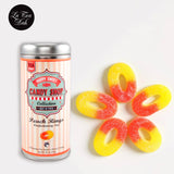 La Tea Dah Peach Green Tea - Gunpowder Green With Natural Peach & Apricot Flavor, Unsweetened & Lightly Caffeinated Dessert Tea, Serve Hot or as Iced