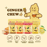 Pocas Ginger Chews Original - Real Ginger Candy Chews, Non-GMO, Gluten-Free, Ginger Candy for Nausea, Morning Sickness Relief, Candied ginger8oz - 1PK