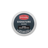 Community Coffee Signature Blend 18 Count Coffee Pods, Dark Roast, Compatible with Keurig 2.0 K-Cup Brewers, Box of 18 Pods