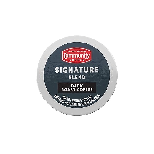 Community Coffee Signature Blend Dark Roast Single Serve K-Cup Compatible Coffee Pods, Box of 18 Pods (Pack of 12)
