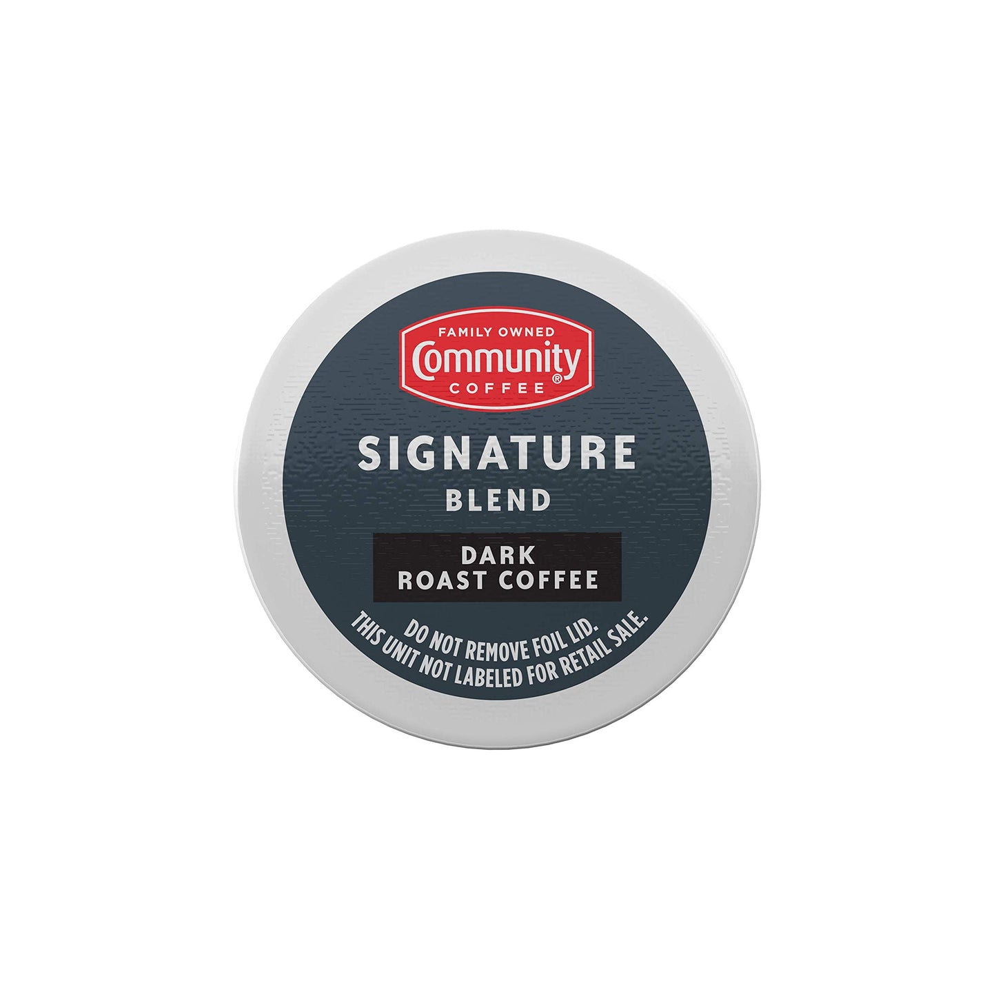 Community Coffee Signature Blend 18 Count Coffee Pods, Dark Roast, Compatible with Keurig 2.0 K-Cup Brewers, Box of 18 Pods