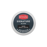 Community Coffee Signature Blend 18 Count Coffee Pods, Dark Roast, Compatible with Keurig 2.0 K-Cup Brewers, Box of 18 Pods