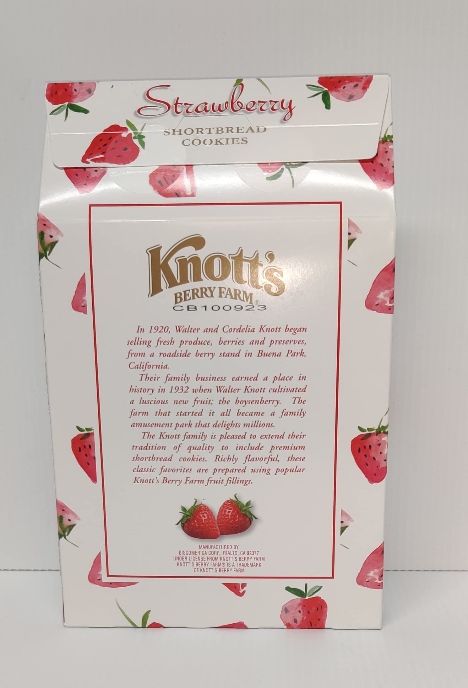 Knott's Berry Farm Shortbread Cookies (Strawberry, 16 oz)
