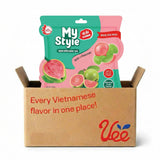 My Style 3D Peelable Gummy Candy - Authentic Vietnamese Tropical Fruit Candy, 4.23 oz (120g) Bag, Assorted Fruit Flavors, Made with Real Fruit Juice