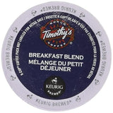 Timothy's Breakfast Blend Coffee, K-Cup Portion Pack for Keurig Brewers (24 Count)