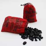 Naturejam Coal Mine Gum Naughty Black Nugget Bubblegum 4 Bags Candy-Santa Christmas Holiday Stocking Filler Gift-Fresh-Heat Sealed in a bag