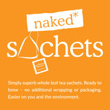 Two Leaves and a Bud Organic Turmeric Antioxidant - 15 Naked Tea Sachets, Naturally Caffeine Free, Whole Leaf Herbal Tea in Unwrapped Pyramid Sachets
