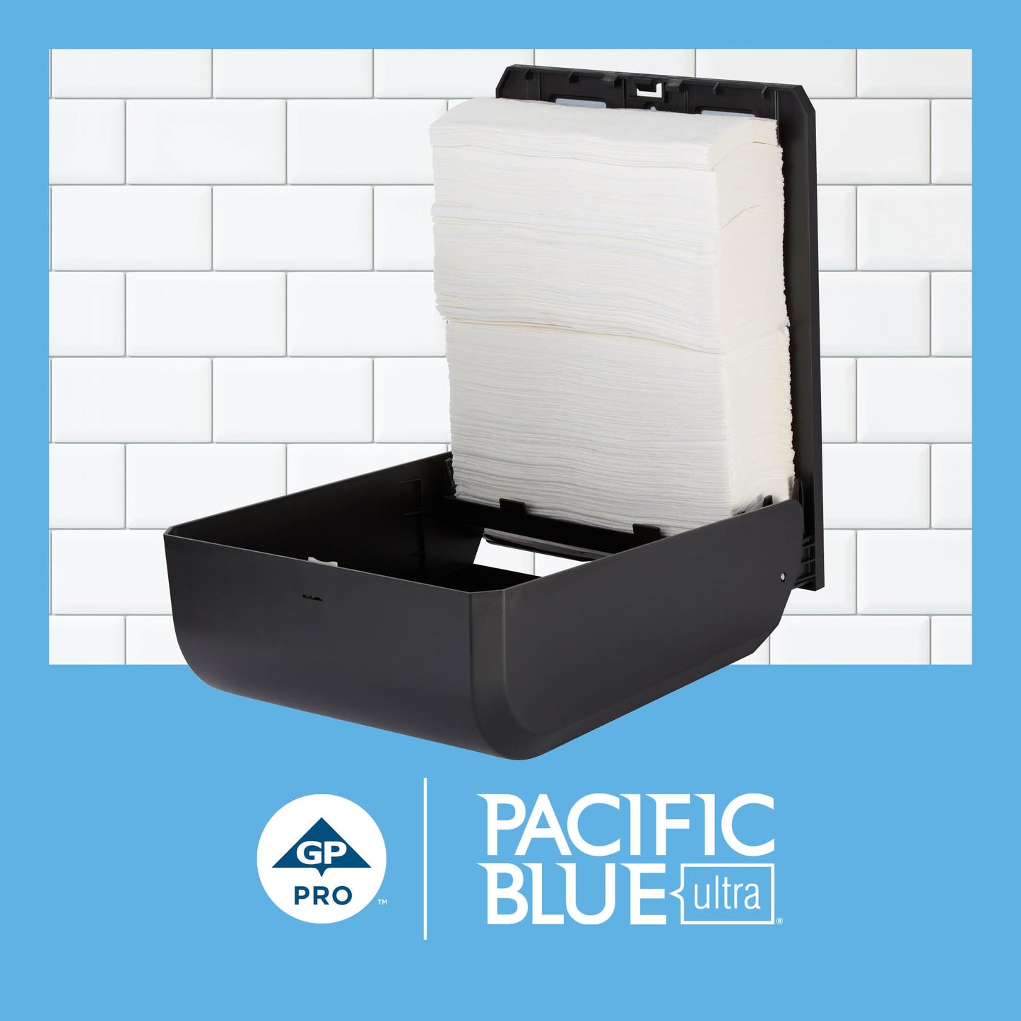 Pacific Blue Ultra Big Z-Fold Paper Towels by GP PRO (Georgia-Pacific), White, 20887, 220 Paper Towels Per Pack, 10 Packs Per Case (2200 Total)
