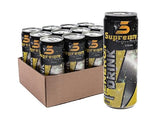 Supreme Energy Drink (Citrus Regular), Yellow, 12