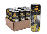 Supreme Energy Drink (Citrus Regular), Yellow, 12