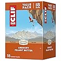 CLIF BAR - Crunchy Peanut Butter - Made with Organic Oats - 11g Protein - Non-GMO - Plant Based - Energy Bars - 2.4 oz. (18 Pack)