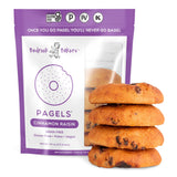 Bedrock Bakers Pagels Cinnamon Raisin (2 Pack) - Gluten-Free & Grain-Free Bagels - Paleo, Vegan, Kosher - No Preservatives, No Gums, No Oils, Minimal