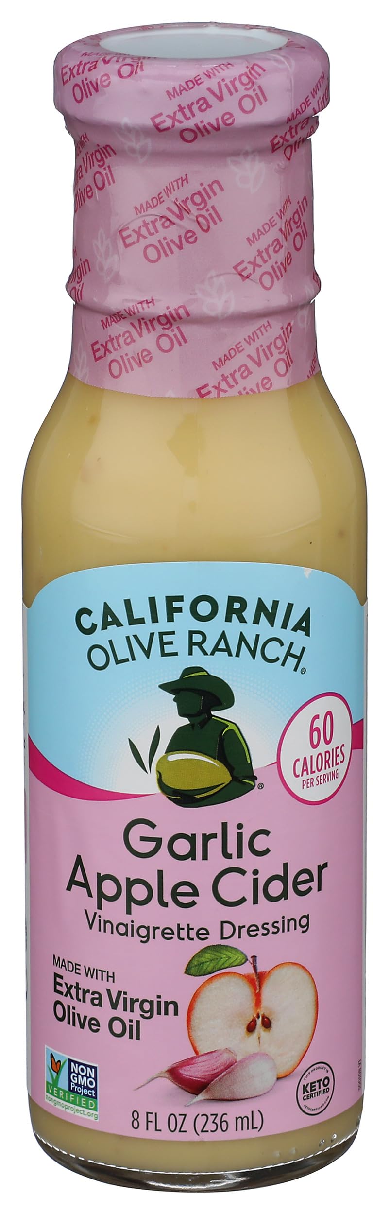 California Olive Ranch Garlic Apple Cider Vinaigrette Dressing, 10 oz