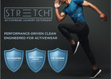 Forever New Stretch Active Wear Laundry Detergent, Liquid, Original Scent, 32 Fl Oz - Ideal for Workout Clothes, Swimwear, Yoga Wear, Athletic Gear