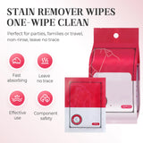 Stain Remover Wet Wipes, 2025 New Portable Clothing Stain Remover Wipes Individually Wrapped Cleaning Wipes for Clothes, Shoes And Bed Sheets Laundry
