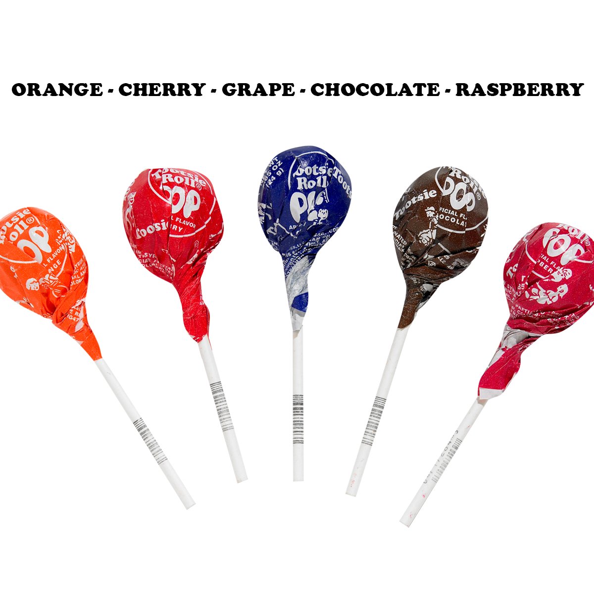 Tootsie Pops Giant Candy - Original Fruity Lollipop with Chocolatey Center - Over 3.5 Pound Bag of Assorted Pops - Five Classic Flavors - Peanut Free