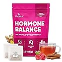 Lifebooil Hormone Balance Tea for Women | Caffeine-Free Herbal Tea with 7 Herbal Ingredients (Red Raspberry Leaf, Spearmint, Nettle, Ginger & More) |
