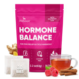 Lifebooil Hormone Balance Tea for Women | Caffeine-Free Herbal Tea with 7 Herbal Ingredients (Red Raspberry Leaf, Spearmint, Nettle, Ginger & More) |