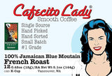 100% Jamaican Blue Mountain French Roast Coffee K-Cup Compatible - JACRA Certified - Cafecito Lady