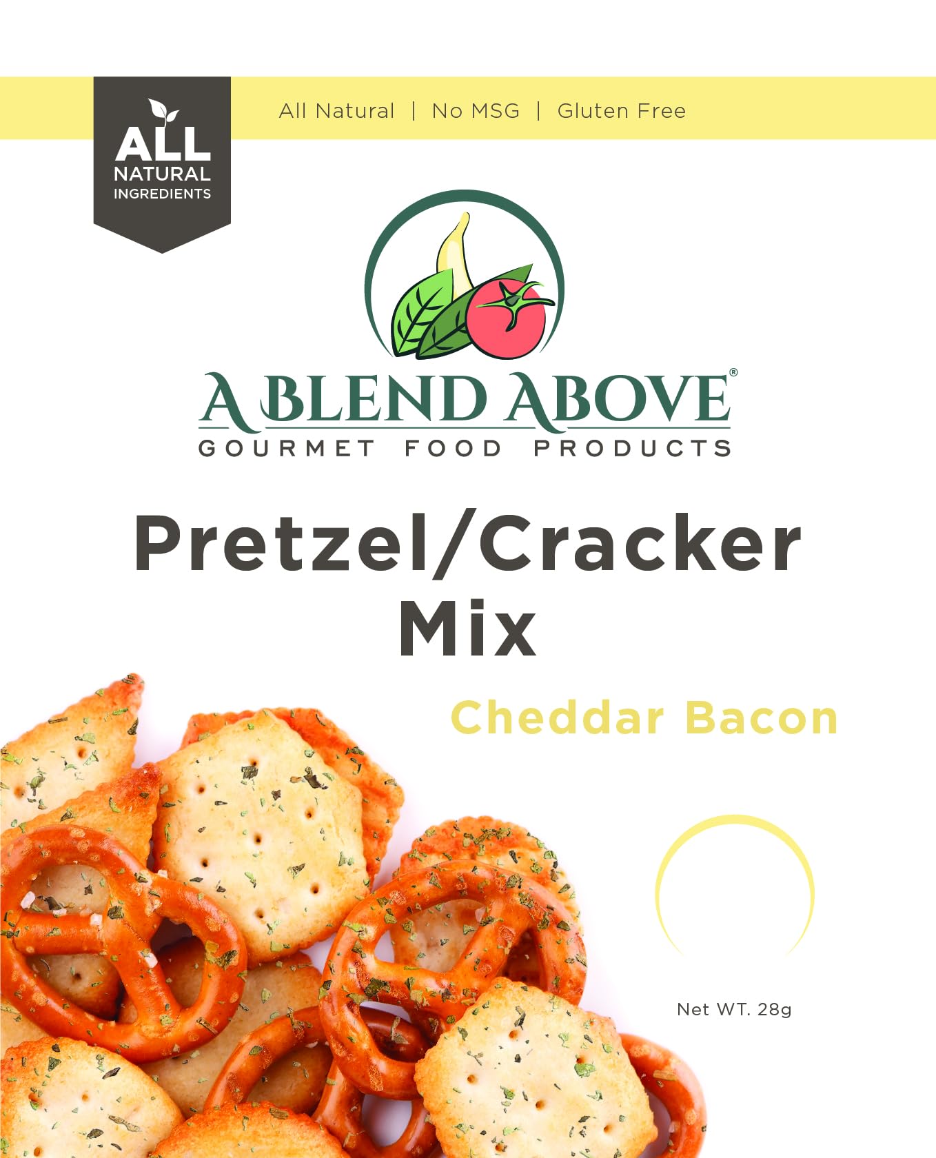A Blend Above Cracker Seasoning Mix, Best Sellers - Cheddar Bacon, Spinach Parmesan, Hickory Bacon, Asiago Roasted Garlic, and Creme Brulee