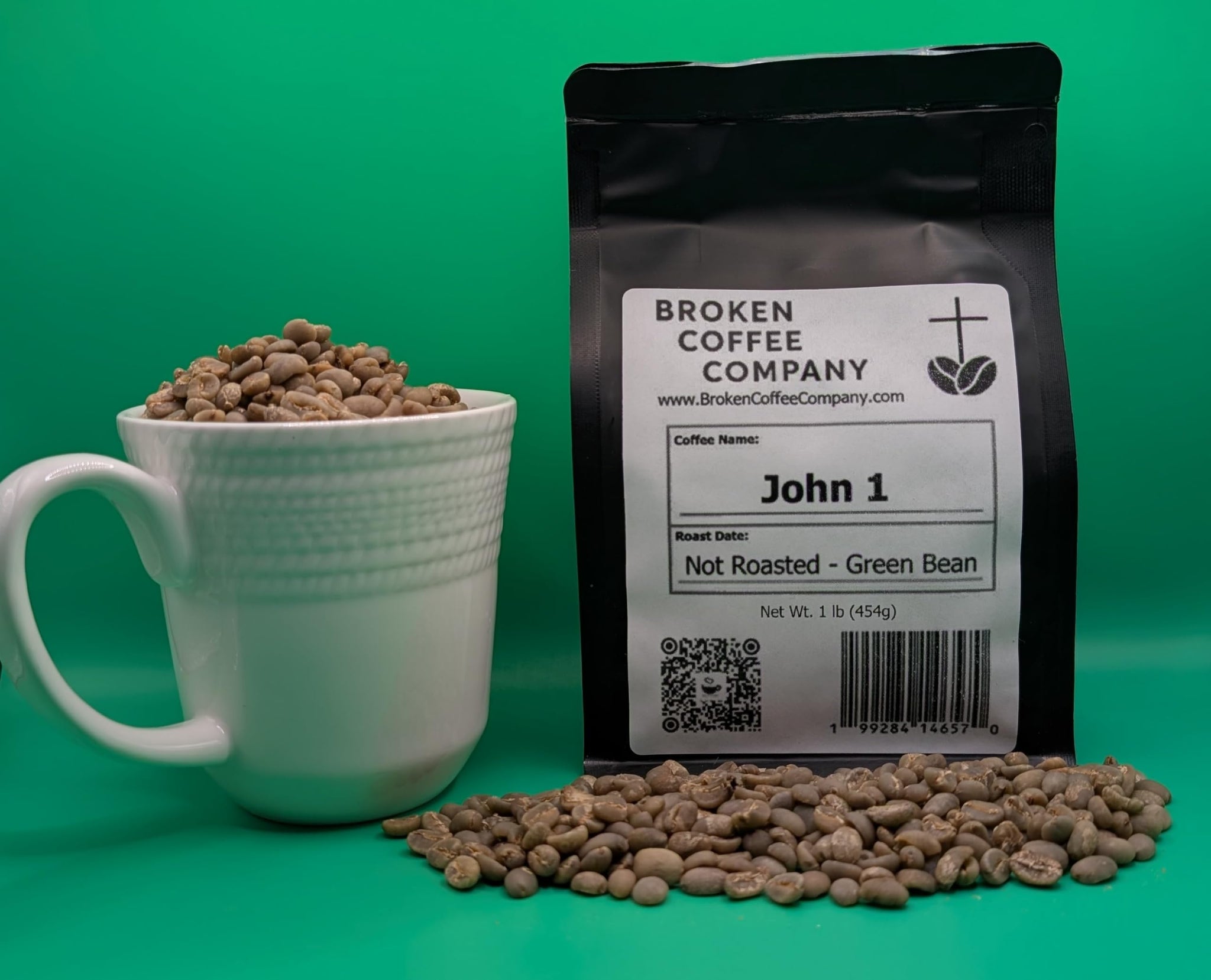 John 1 Green Coffee Beans - Indonesian Unroasted Coffee Beans for Home Roasting | Fruity & Nutty Premium Single Origin | Light Medium Dark Roast