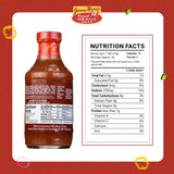 Johnny Harris Hickory Smoked Bar-B-Cue Sauce, Authentic Hickory Smoke BBQ Sauce, Hickory Grilling, Smoked Pork Barbecue Condiment, Gluten-Free
