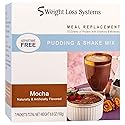 Weight Loss Systems Mocha Aspartame Free Pudding/Shake Mix, 15g Protein, Low Calorie, Low Carb, Low Fat, 7 Serving Box