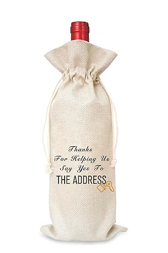 Realtor Gift Wine Bag?1 Pc?, Realtor Gift,Realtor Gift Ideas, Closing Gift, Closing Gift Real Estate, Real Estate Closing Gift, Thank you Gift Ideas
