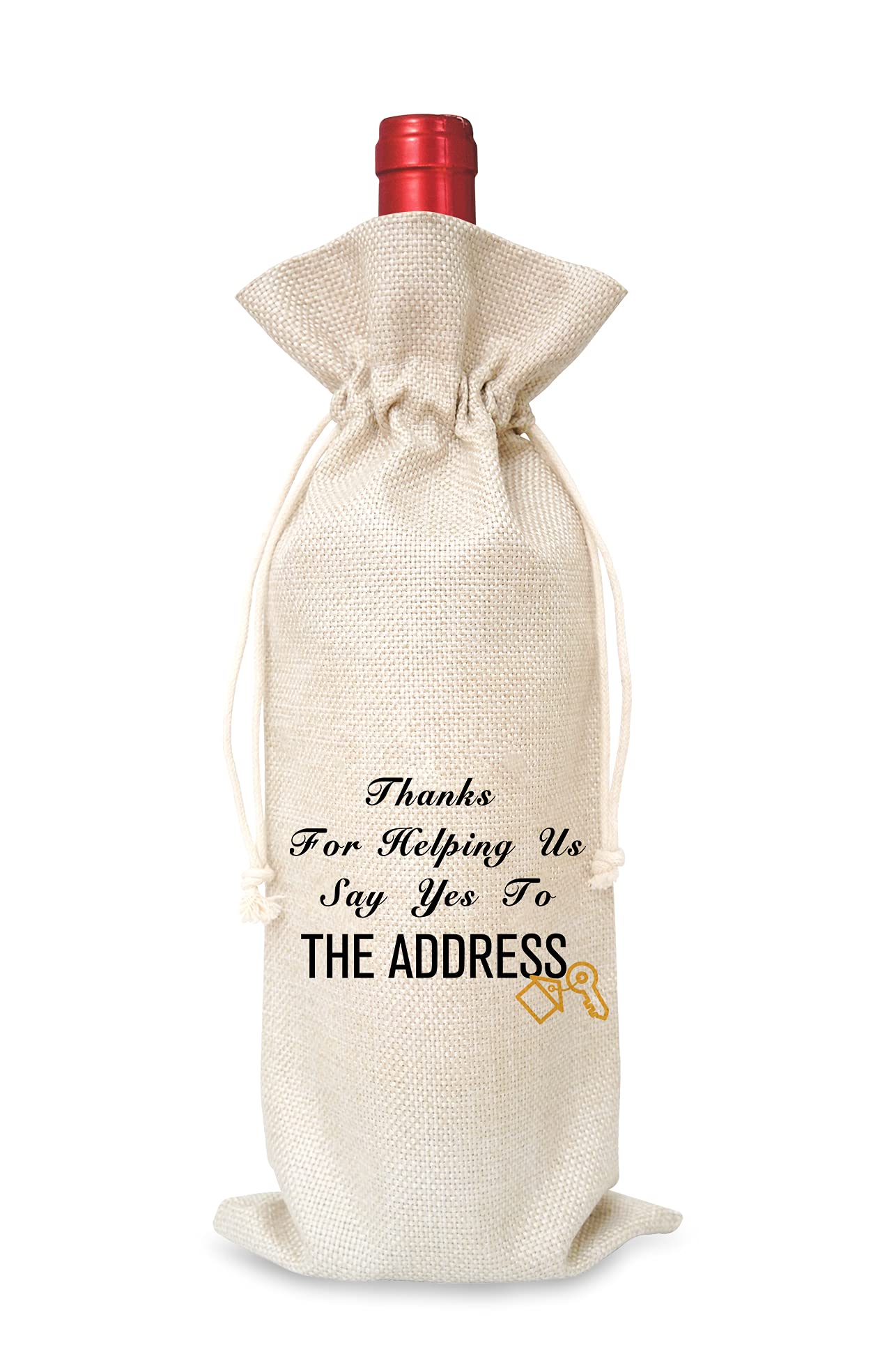 Realtor Gift Wine Bag?1 Pc?, Realtor Gift,Realtor Gift Ideas, Closing Gift, Closing Gift Real Estate, Real Estate Closing Gift, Thank you Gift Ideas