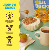 Clusterbucks Superfood Clusters - Grain-Free, Keto-Friendly Granola with Regeneratively Grown Sprouted Buckwheat- Gluten-Free, Low-Carb, Organic